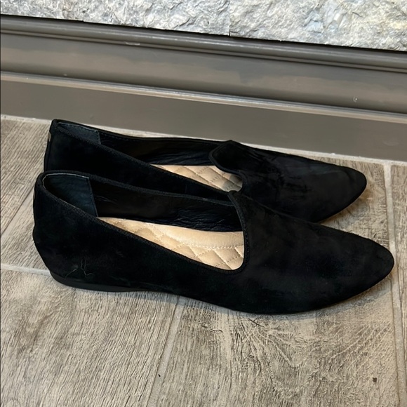 Birdies Black Suede Loafers size 8 - Picture 3 of 11